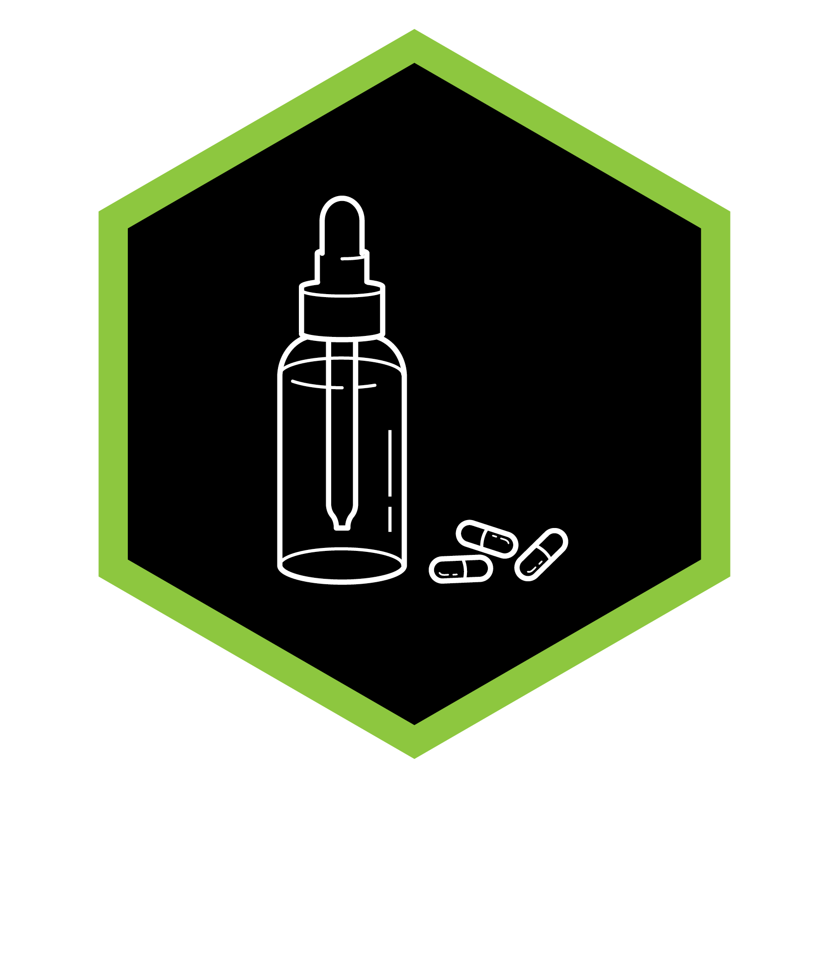 Cannabis Oil and Capsules Icon